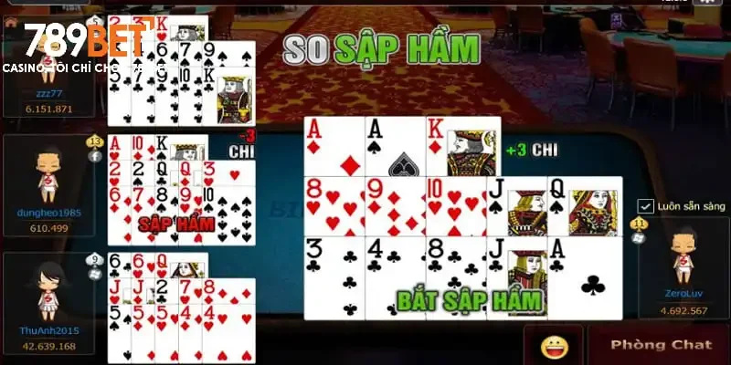 Quy tắc xếp các chi bài chi tiết khi đánh mậu binh