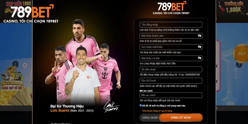 Đăng ký tài khoản 789BET trong vòng một nốt nhạc